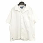 ポロ バイ ラルフローレン Polo by Ralph Lauren ロンハーマン別注 オックスフォード オープンカラー シャツ 半袖 XXL ホワイト メンズ