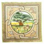 ショッピングエルメス エルメス HERMES カレ90 SOUS LE CEDRE ヒマラヤ杉の下で 大判 スカーフ グリーン系 美品 レディース