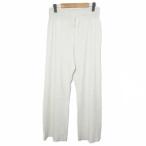 ユニクロ UNIQLO 美品 23AW 大きいサイズ ウォッシャブルニットリブパンツ XXL ナチュラル /X レディース