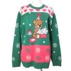 ショッピングforever21 未使用品 フォーエバー21 タグ付き 24FW SUZY’S ZOO アグリークリスマスセーター ニット ジャガード プルオーバー 長袖 厚手 フリー