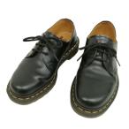  Dr. Martens DR.MARTENS 1461 3 отверстие обувь кожа обувь UK4 черный женский 