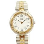 ショッピングエルメス エルメス HERMES プロフィール クオーツ デイト 腕時計 ホワイト文字盤 レディース