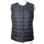 ユニクロ UNIQLO 21AW ウルトラライトダウンコンパクトベスト ナイロン S 黒 ブラック /X レディース