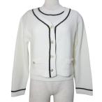 li Land chu-ru25SS ансамбль вязаный кардиган длинный рукав tops безрукавка тянуть over bai цвет 2 M соответствует белый 