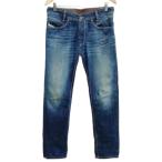 ショッピングディーゼル ディーゼル DIESEL IAKOP スリム テーパード デニムパンツ ジーンズ ダメージ加工 30 インディゴ メンズ