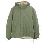  Zara ZARA с хлопком обратная сторона боа жакет f-ti- Zip выше M 180/96A хаки /X мужской 