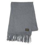 kasi Tec CashTEC muffler большой размер бахрома одноцветный medium серый унисекс /X мужской женский 