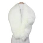  SaGa лиса SAGA FOX прекрасный товар пелерина мех лисы мех оттенок белого /X женский 