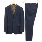  Perfect костюм Factory P.S.FA проверка одиночный 2B костюм выставить жакет слаксы 94 Y6 темный темно-синий мужской 