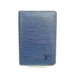  Louis Vuitton LOUIS VUITTON бур nai The -duposhu epi футляр для карточек оттенок голубого SP1004 мужской женский 