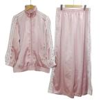  Adidas Originals 25SS SATIN FB TT RUFFLE 3S выставить грузовик верх жакет брюки атлас оборка полоса 