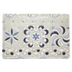  библиотека магазин Ozeki .. футляр для карточек Pas карта держатель футляр для визитных карточек чехол для проездного билета кожа общий рисунок фиолетовый темно-синий белый /X женский 