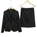 re Mu LES MUES Femme Premium Wash формальный юбка костюм выставить 5 SS / 7 S черный женский 