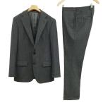  The * костюм Company THE SUIT COMPANY прекрасный товар REDA ткань полоса одиночный уровень возврат .3B костюм выставить 170cm-8Drop уголь men 