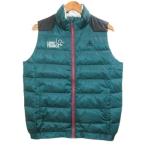  Le Coq s Porte .fGOLF COLLECTION Golf одежда жилет Zip выше воротник-стойка .? M зеленый черный капот недостача 