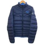  Puma тренировка свет пуховик KEEP HEAT WARM CELL Zip выше воротник-стойка Logo принт Raver нашивка S темно-синий 