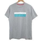  New balance NEW BALANCE GOLF Logo cut and sewn футболка Golf одежда короткий рукав принт вырез лодочкой 5 L соответствует серый /X мужской 