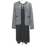 peruso der Blue Label костюм выставить вязаный жакет One-piece biju- безрукавка ламе большой размер LL
