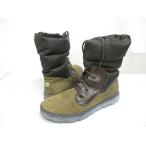 モンクレール MONCLER 美品 OBEREGGEN ダウン ブーツ シューズ 42 27cm相当 茶 ブラウン ロゴ スエード レザー 箱付き ☆AA★ メンズ