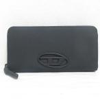 未使用品 ディーゼル DIESEL レザー 長財布 ロング ウォレット ラウンドファスナー マットブラック 黒 1DR CONTINENTAL ZIP X10030 P6248