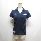 Le Coq s Porte .fle coq sportif Golf одежда короткий рукав Skipper рубашка-поло cut and sewn M темно-синий женский 