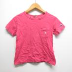  Champion CHAMPION ребенок одежда короткий рукав карман футболка 140 розовый CS6157 Kids 
