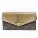 ルイヴィトン LOUIS VUITTON モノグラム ジャイアント リバース ポルトフォイユ サラ M80726 長財布 ロング ウォレット ブラウン ☆AA★