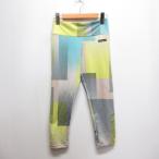 mikanoMIKANO спорт одежда фитнес укороченные брюки леггинсы свободный общий рисунок трико леггинсы сделано в Японии женский 