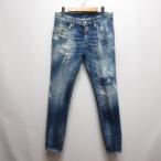ディースクエアード DSQUARED2 24SS SKATER JEAN スケーター ジーンズ 46 インディゴ S74LB1456 S30663 デニム パンツ ストレッチ ☆AA★