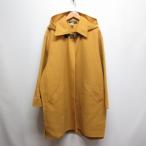 サルヴァトーレフェラガモ Salvatore Ferragamo 2way ウール コート M 黄 マスタード フード着脱 ヴィンテージ イタリー製 正規品