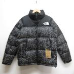 ショッピングタグ 未使用品 ザノースフェイス THE NORTH FACE ノベルティ ヌプシ ジャケット L ブラックツリーバーク 黒 ND92336 ダウン ナイロン タグ付き