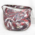 ヴィヴィアンウエストウッド Vivienne Westwood 美品 ワンショルダー トート バッグ 本革 レザー 赤 紺 白 チェック柄 オーブロゴ ☆AA★