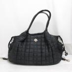 ショッピングマザーズバッグ ケイトスペード KATE SPADE キルティング マザーズ バッグ ナイロン トート ハンド 黒 ブラック 付属品あり レディース