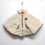  Miki House Dub рубин двойной B MIKIHOUSE DOUBLE.B боа флис пончо жакет 70-90 бежевый верхняя одежда детская одежда ребенок одежда Kids 