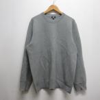 ユニクロ UNIQLO ウォッシャブル ストレッチ ミラノリブ クルーネック ニット セーター XL グレー メンズ