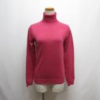 未使用品 ユニクロ UNIQLO タートルネック 長袖 ニット セーター M ピンク レディース