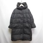 ユニクロ UNIQLO ＋J 美品 ダウン ロング コート L チャコールグレー JIL SANDER ジルサンダー レディース