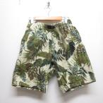 グラミチ GRAMICCI 美品 WEATHER ST-SHORTS ウェザー ST ショーツ XS ベージュ GMP-20S017 ボタニカル柄 ショートパンツ メンズ