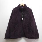 未使用品 ユニクロ UNIQLO and Needles ニードルス フリース ジャケット L 紫 パープル ジップアップ ニードルズ 480408 タグ付き メンズ