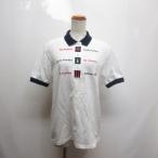  Munsingwear одежда MUNSINGWEAR прекрасный товар Golf одежда рубашка-поло с коротким рукавом cut and sewn M белый белый сделано в Японии женский 