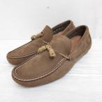 ショッピングTimberland 未使用品 ティンバーランド Timberland スエード レザー スリッポン ローファー シューズ 8 26cm 茶 ブラウン タッセル 靴 箱付き メンズ