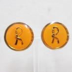  Roberta di Camerino Roberta di Camerino серьги Logo раунд Gold цвет зажим тип женский 