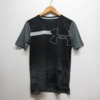  Under Armor UNDER ARMOUR детский спорт одежда короткий рукав футболка YXL/160 чёрный черный 1328985 полиэстер Kids 