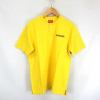 シュプリーム SUPREME ★AA☆ 18AW Pique S/S Henley ヘンリーネック 半袖 カットソー  黄色 イエロー S メンズ