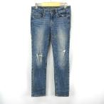 ショッピングアメリカンイーグル アメリカンイーグル American Eagle Aeo Jeans スキニー ストレッチ  ダメージ デニムパンツ インディゴ  メンズ