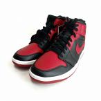 ナイキ NIKE Air Jordan 1 Mid Bred 554724-074 28cm 靴 スニーカー ☆AA★ メンズ