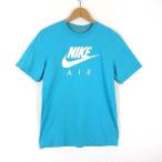 ナイキ NIKE AIR Tシャツ ロゴ プリント クルーネック 半袖 M ミントブルー メンズ