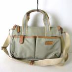 ラナイ トランジット ハワイ Lanai TRANSIT バッグ ショルダーバッグ ハンドバッグ 2way ナイロン 多ポケット ベージュ ブラウン 美品