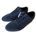  не использовался товар Mizuno прогулочные туфли спортивные туфли LD40 CROSS B1GC162314 натуральная кожа n задний кожа широкий 25.0cm 3E синий темно-синий с биркой прекрасный товар 