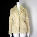  Pinky &amp; Diane булавка большой PINKY&amp;DIANNEgo-to мех жакет мех натуральный мех длинный рукав M 38 слоновая кость женский 